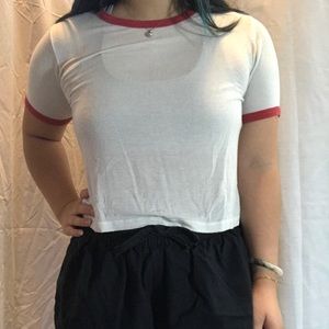 brandy melville cropped tee